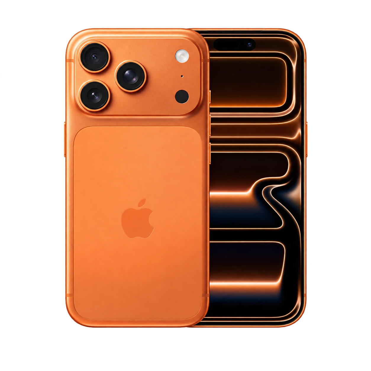 iPhone 17 Pro in Cosmic Orange
