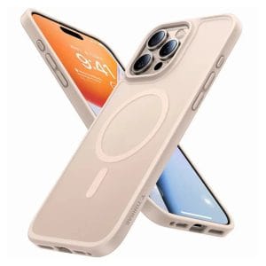 Ultra Premium Protective Case for iPhone 16 Pro - MagSafe Shockproof Phone Cover - Desert Gold