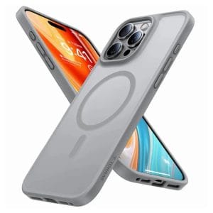 Ultra Premium Protective Case for iPhone 16 Pro - MagSafe Shockproof Phone Cover - Titanium Grey