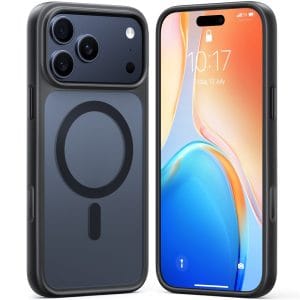 Ultra Premium Protective Case for iPhone 17 Pro - MagSafe Shockproof Phone Cover - Black